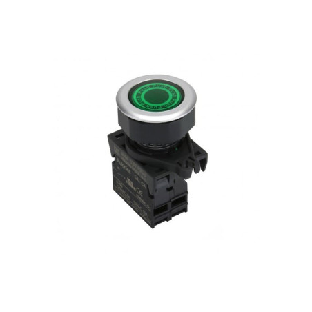 Autonics S3PF-P3GADM ,Montaj 30mm,Kontak-1A,Yeşil-24v Yaylı,M30 Buton
