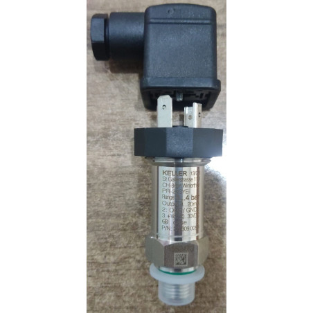 Keller PR-23SYEi 4 mA ,Montaj 1 4,Ölçüm 0..4-bar,Çıkış 4..20mA,Besleme 12..24vdc,Soket DIN-4-Pin,Basınç Sensör Transmitter
