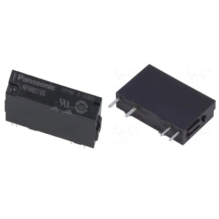 Panasonic APAN3105 ,Bobin 5vdc,Kontak-1A 5 Amper,Pcb-4pin,Röle