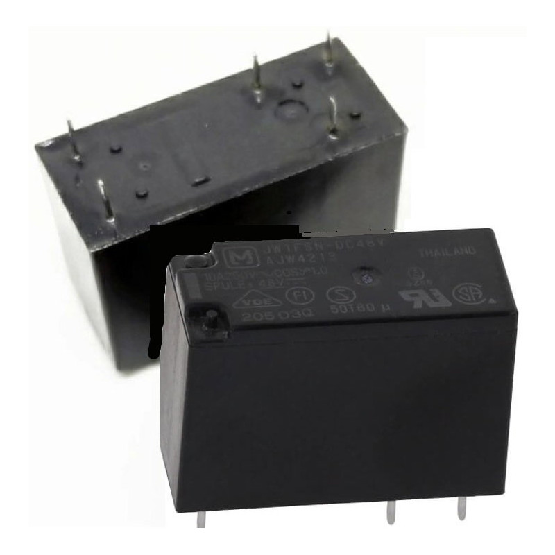 Panasonic JW2SN-DC48V ,Bobin 48vdc,Kontak 2A2K 5 Amper,İnce-8pin,Röle