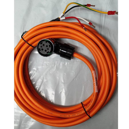 Invt DAML-16A-05-KF0-00A4 ,13M30 için,,1kw..3kw Frensiz Pvc-5mt,Servo Güç Kablo