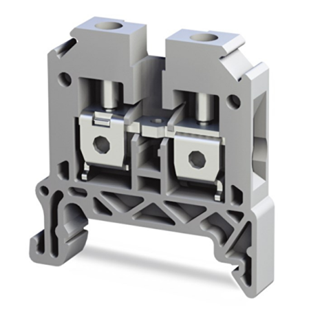 Tbloc TBL4-GR ,Renk Gri,Kesit 4mm ,Vidalı Ray Klemens