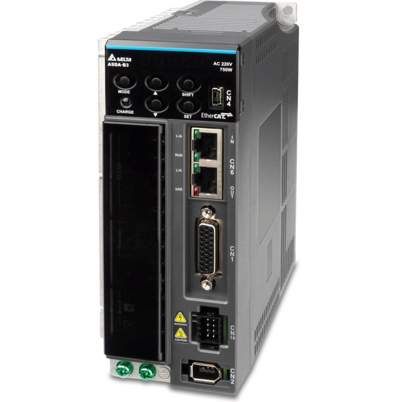 Delta ASD-B3-1021-M ,ASDA-B3,Güç 1kw 220vac,1 Faz Monofaz,CanOpen Pulse Analog,Servo Sürücü