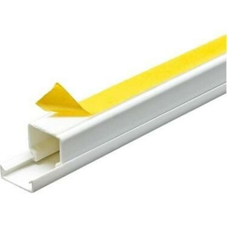 Metaksan KKP-MT321212,Gen 12mm,Yük 12mm, Beyaz 2mt,Yapışkan Bantlı Kablo Kanal