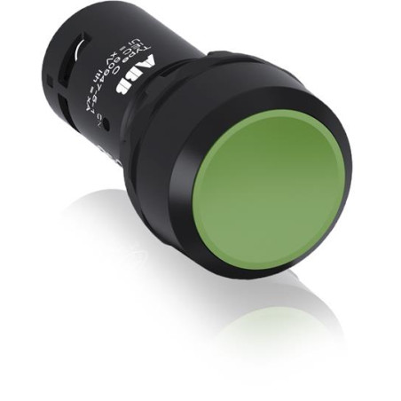Abb CP1-10G-10 ,Montaj 22mm,Kontak-1A,Yeşil Yaylı,Kompakt M22 Buton