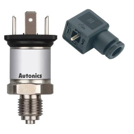 Autonics TPS30-G2CAG4-00 ,Montaj 1 4,Ölçüm 400-bar,Çıkış 4..20mA,Besleme 12..24vdc,Soket DIN-4-Pin,Basınç Sensör Transmitter