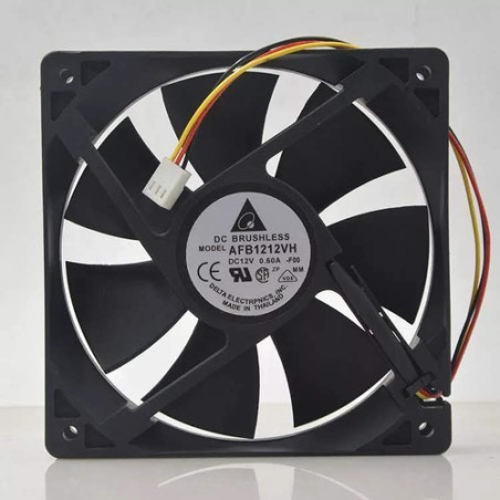 Delta AFB1212SH ,Ebat 120x25mm,Besleme 12vdc 0.80A 7W,Hava 113-Cfm,2-Kablo Fan
