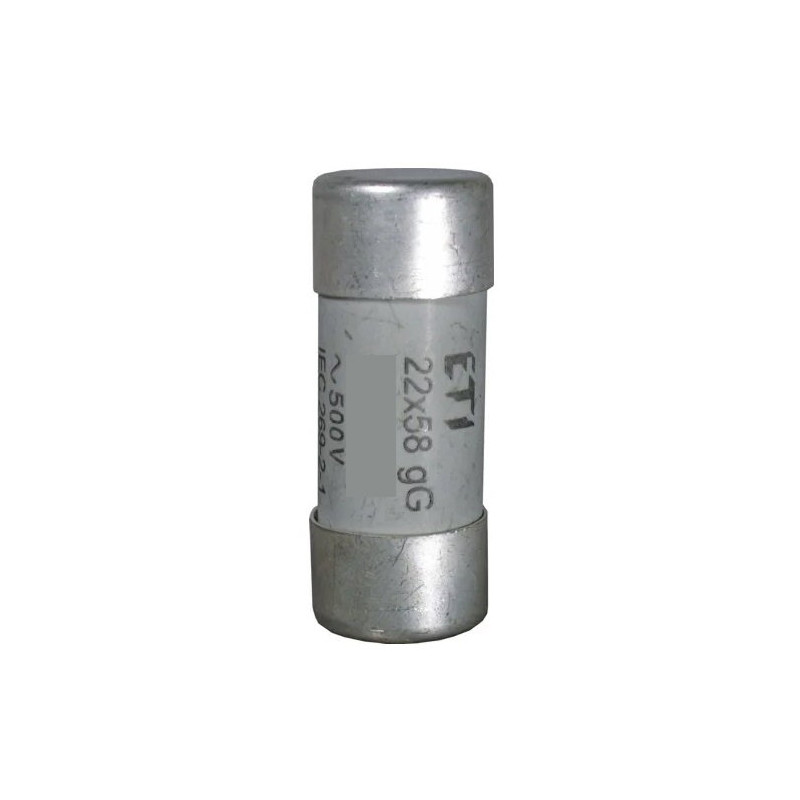 Eti CH22GG-63A ,Ebat 22x58mm,63 Amper,gG Yavaş,Kartuş Sigorta