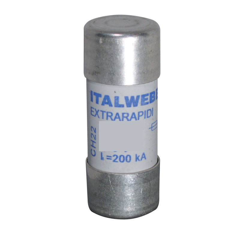 Italweber CH22UQ 100A 500V ,Ebat 22x58mm,100 Amper,aR Hızlı,Kartuş Sigorta