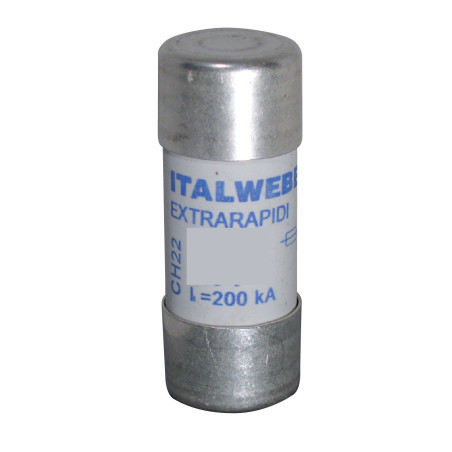 Italweber CH22UQ 100A 500V ,Ebat 22x58mm,100 Amper,aR Hızlı,Kartuş Sigorta