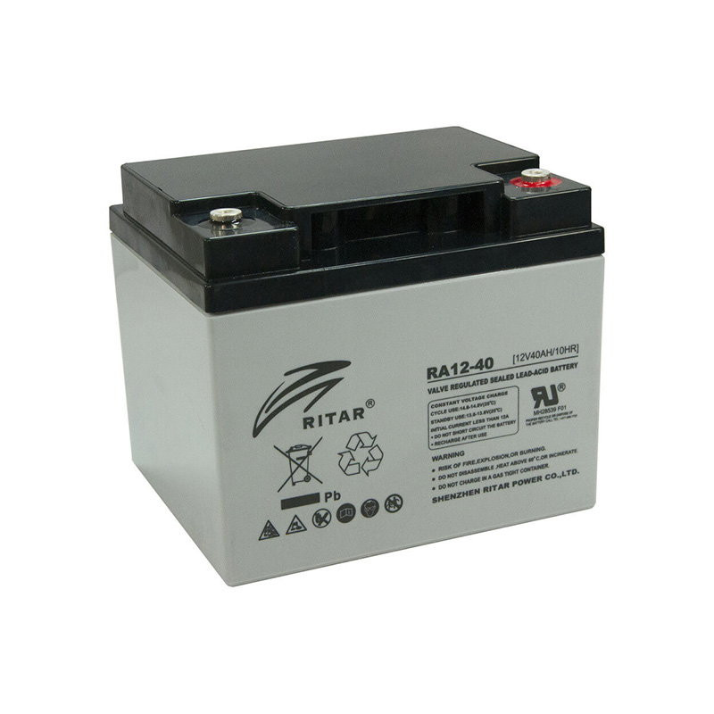 Ritar RA12-40 ,Ebat 198x166x171 mm,12v 40ah,Kuru Akü