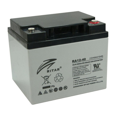 Ritar RA12-40 ,Ebat 198x166x171 mm,12v 40ah,Kuru Akü