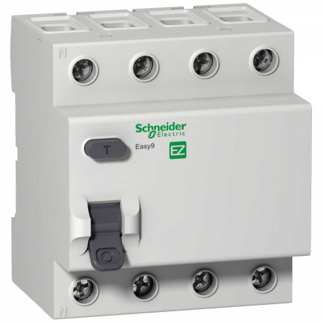 Schneider EZ9R05440 ,Easy9,4-Faz 4-Kutup,40 Amper 30mA,Kaçak Akım Röle