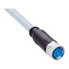 Sick YF8U14-050VA3XLEAX 2095889 ,Soket Düz M8-4pin Dişi,Kablo Pvc-5mt,Sensör Kablo