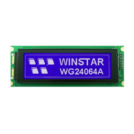 Winstar WG24064A-TMI-TZ , 240x64 ,Mavi Led,Grafik LCD