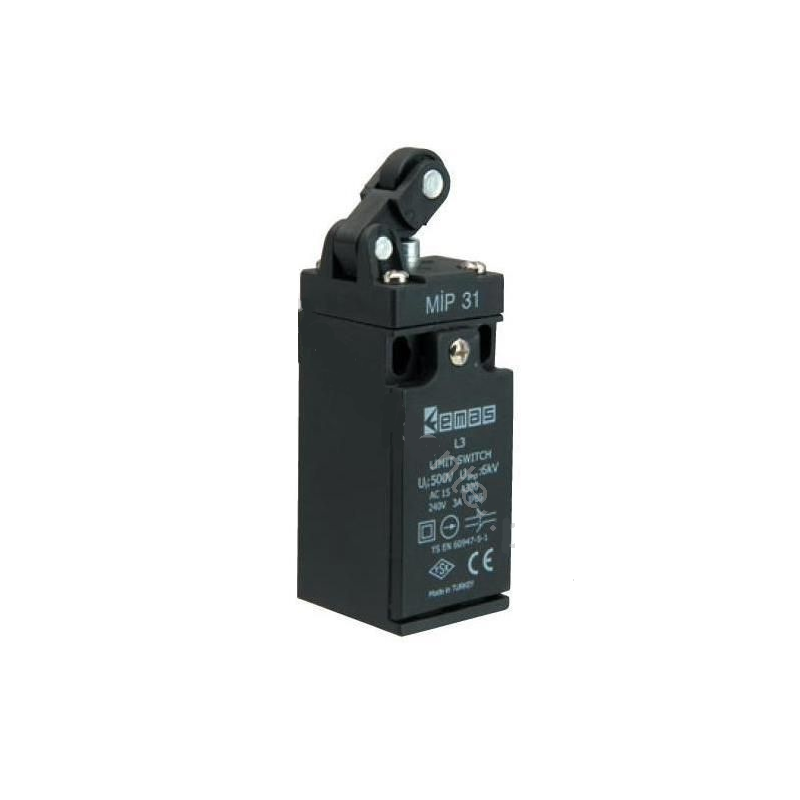 Emas L3K13MIP311 ,Plastik Gövde-31x34x70mm,Kontak-1A1K,Plastik Makara,Sınır Sivic