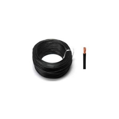Han NYAF-0.34-SH ,Kesit 0.34mm ,1-Damar Çok Telli,Siyah 1mt NYAF Kablo