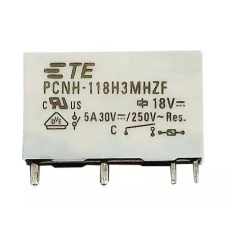 Schrack PCNH-118H3MHZF ,Bobin 18vdc,Kontak 1A 5 Amper,Pcb-4pin,Röle