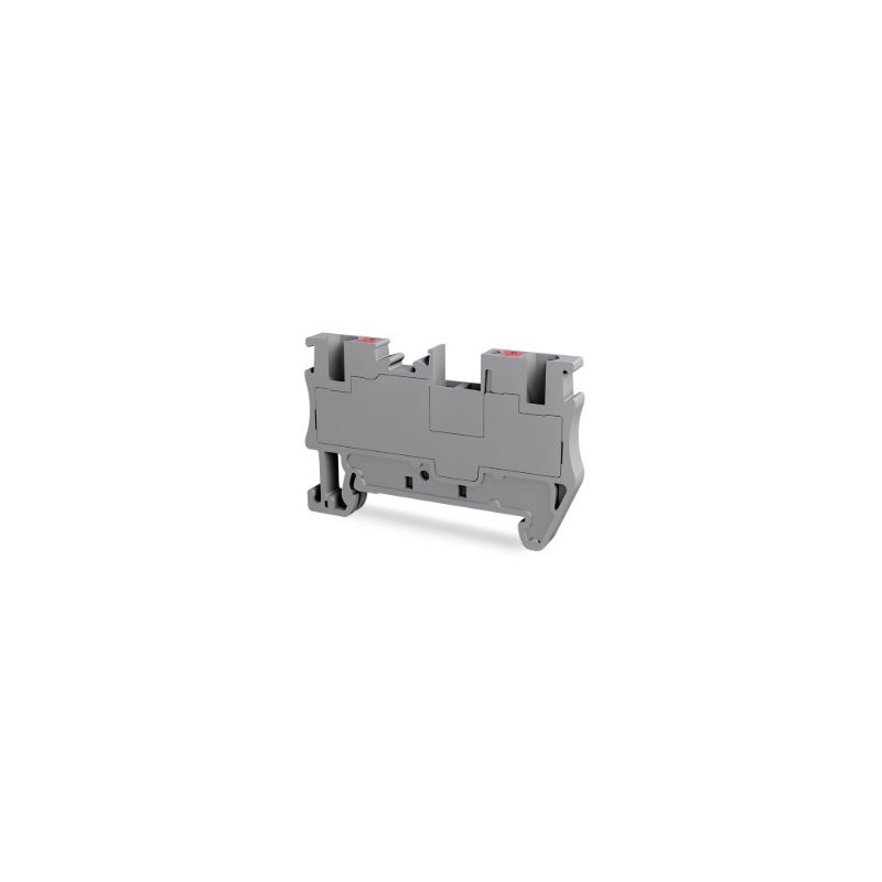 Tbloc PFT6-GR ,Renk Gri,Kesit 6mm ,Baskılı Ray Klemens
