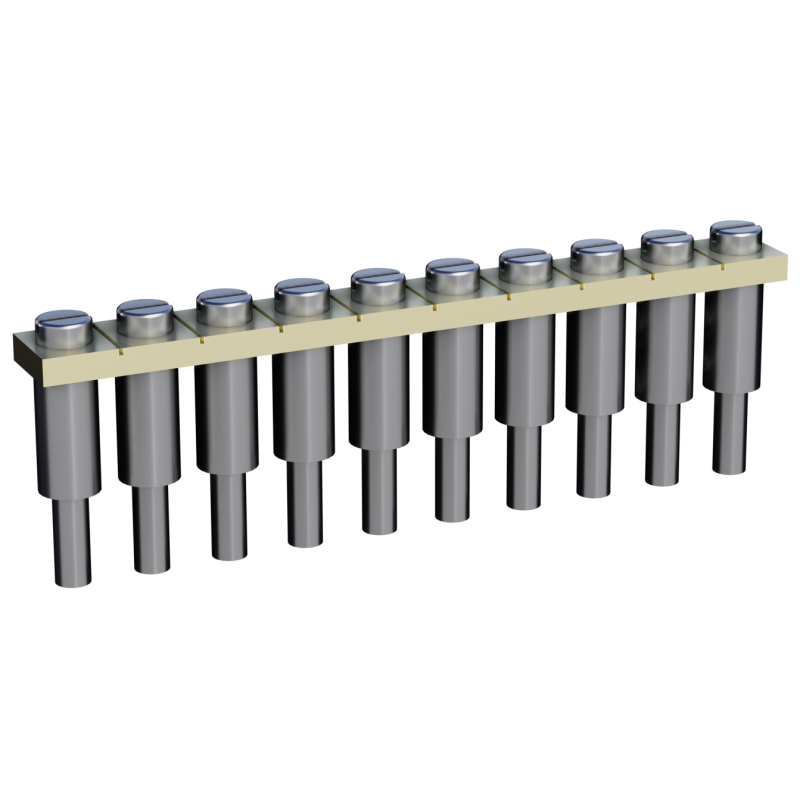 Tbloc SCC 2.5 10 ,TBL Seri,Kesit 2.5mm ,10pin,Klemens Üst Köprü