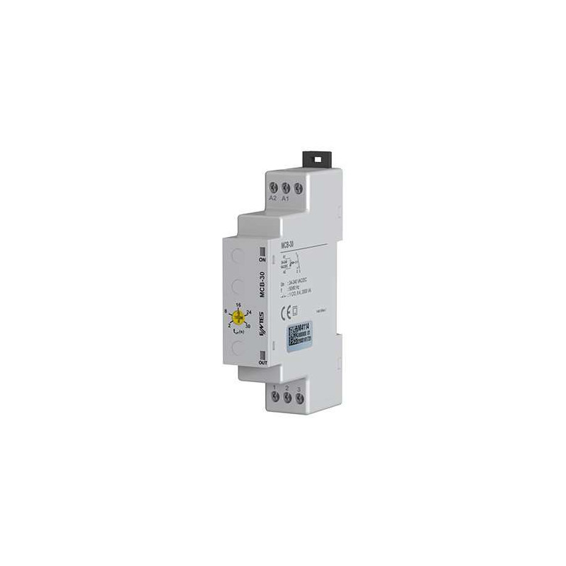 Entes MCB-30 ,Ray Dın,Besleme 24v..220vac dc,Kontak-1A1K, Zaman Röle