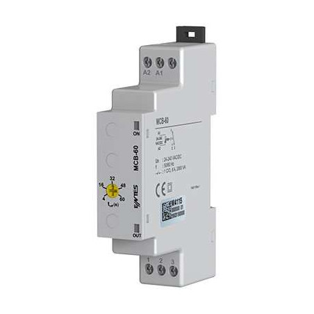 Entes MCB-60 ,Ray Dın,Besleme 24v..220vac dc,Kontak-1A1K, Zaman Röle