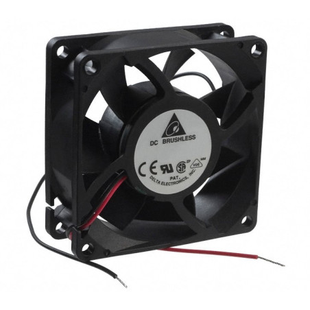 Delta AFB0724M ,Ebat 70x25mm,Besleme 24vdc 0.11A 2.16W,Hava 29-Cfm,2-Kablo Fan