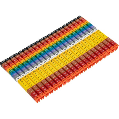 Onka KCG01- 1  1150007 ,Renk Kahve 1-Numara,400-adet,Kesit 0.50mm ..1mm ,Kablo Numaratör