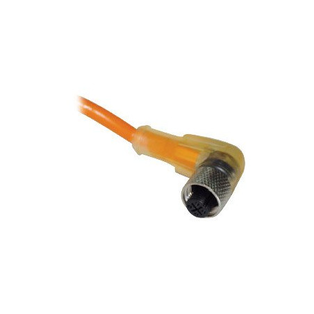 Bedok E12-4RV5LP ,Soket Açı M12 4pin,4-Kablo 5mt,Ledli,Pvc Sensör Kablo