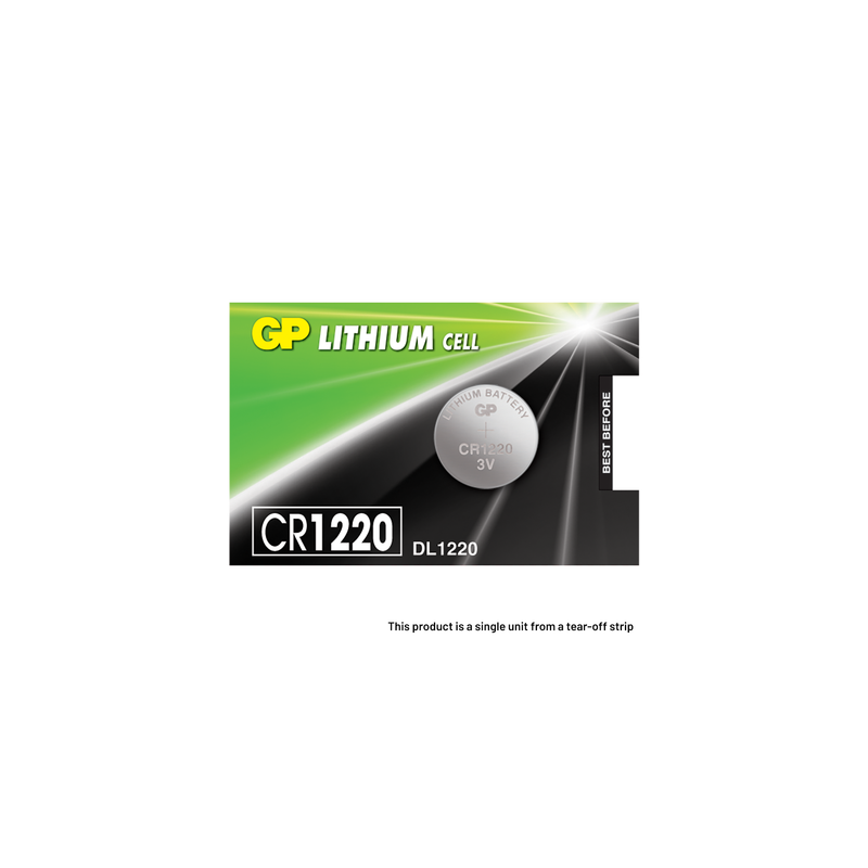 Gp CR1220 ,Düğme Tip,1-adet,3v Lityum Pil