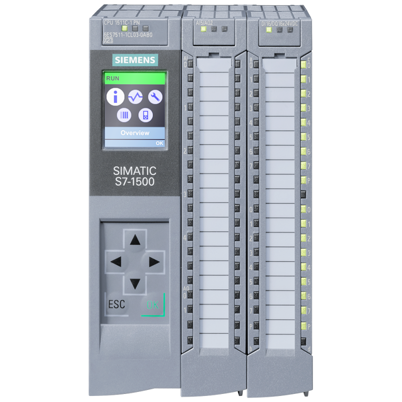 Siemens CPU1511F-1 ,S7-1500 DC DC DC,Besleme 24vdc,Giriş 16-Dijital 5-Analog,Çıkış 16-PNP 2-Analog,Plc Cpu Modül