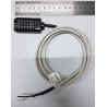 Gemo GM-HT-01 ,LT102HT Uyumlu, Ebat 53x13x27mm, 3-Kablo 1.5mt,Isı-Nem Sensör Transmitter