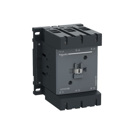 Schneider LC1E120M5 ,Easy,Bobin 220vac,Güç 55kw 120 Amper,Yardmcı Kontak 1A1K,Kontaktör