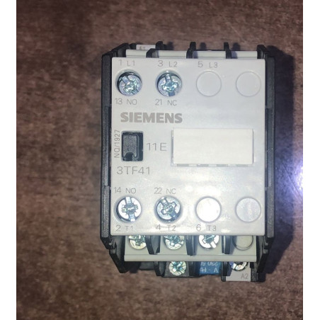 Siemens 3TF4111-0AP0 ,Bobin 220vac,Güç 5.5kw 12 Amper,Kontak-3P 1A1K,Kontaktör