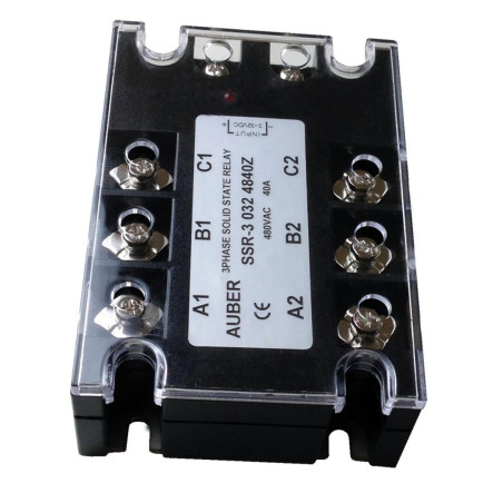 Soljex SSR-3PH-125DA-H ,Güç 3x480vac 125 Amper,Kontrol 3v..30vdc,3-Faz,Dc-Ac,Solid State Röle