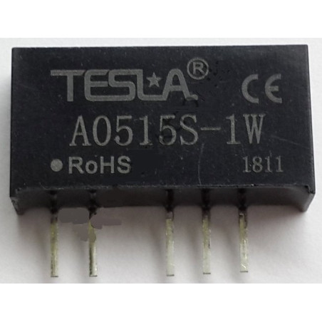 Tesla A0515S-1W ,Giriş 5Vdc,Çıkış 15v 67mA,Dc-Dc Konverter