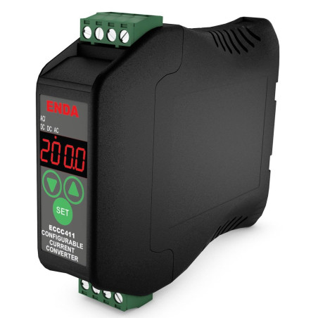 Enda ECCC411-LV ,Ray tip,Besleme 12v..24vac dc,Çıkış 0..10v 4..20mA,Akım Konverter
