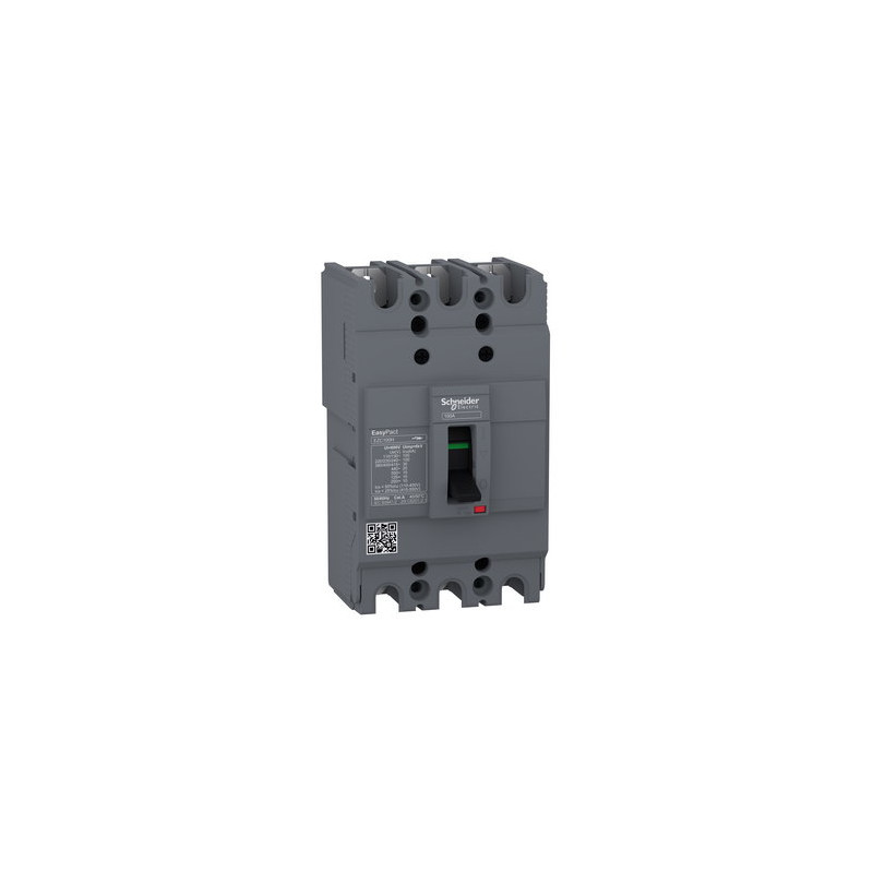 Schneider EZC100H3060 ,EasyPact,3-Faz 3-Kutup,60 Amper 30kA,Ayarsız,Kompakt Şalter Devre Kesici