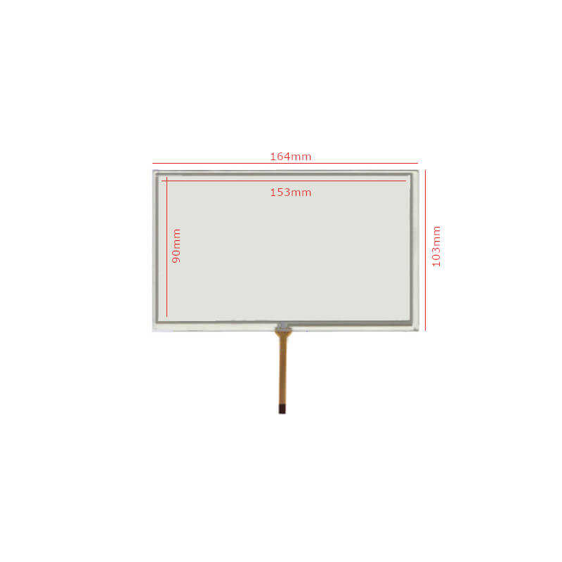 Çin TOUCH-7.0D ,Model 7.0 ,Ebat 165x100mm,Alt Soket 4pin,Dokunmatik Cam Touch