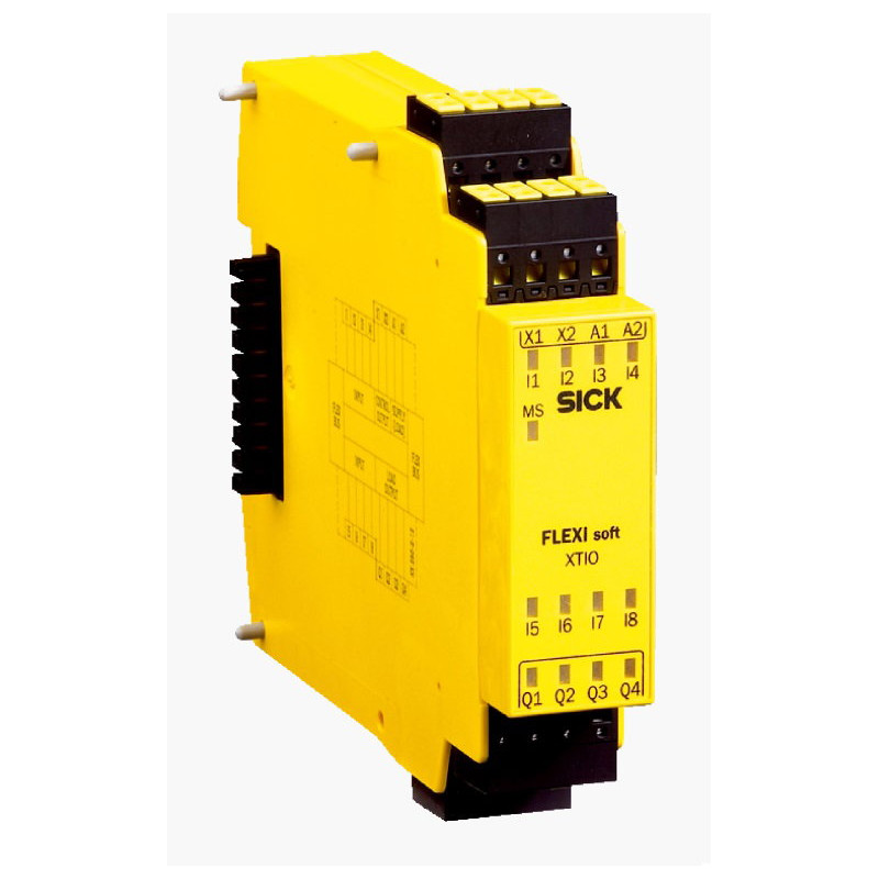 Sick FX3-XTIO84002 1044125 ,FlexiSoft,Besleme 24vdc,8-Giriş,4-PNP Çıkış,Güvenlik Ek Modül