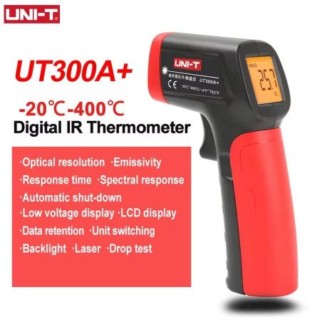Uni-t UT300A ,400 Derece,Lazer Termometre