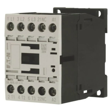 Eaton DILM15-01-EA ,Bobin 220vac,Güç 7.5kw 15 Amper,Kontak-3P 1K,Kontaktör