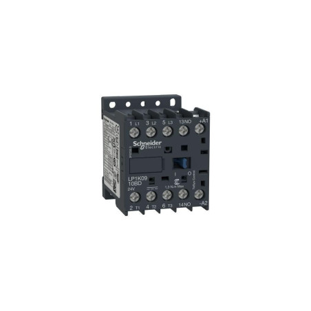 Schneider LP1K0910BD,Bobin 24vdc,Güç 4kw 9 Amper,Kontak-3P 1A,Mini Kontaktör