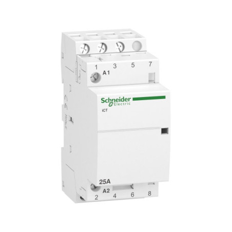 Schneider A9C20833 ,Bobin 220vdc,Güç 4kw 25 Amper,Kontak-3P 1A,Sessiz,Kontaktör