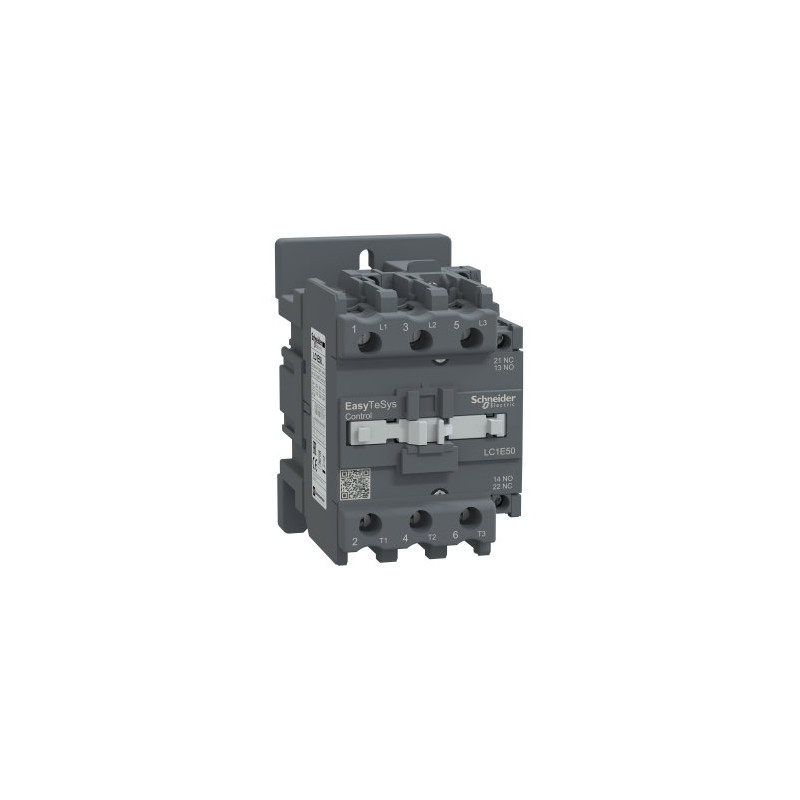 Schneider LC1E50M5 ,Bobin 220vac,Güç 22kw 50 Amper,Kontak-3P 1A1K,Kontaktör