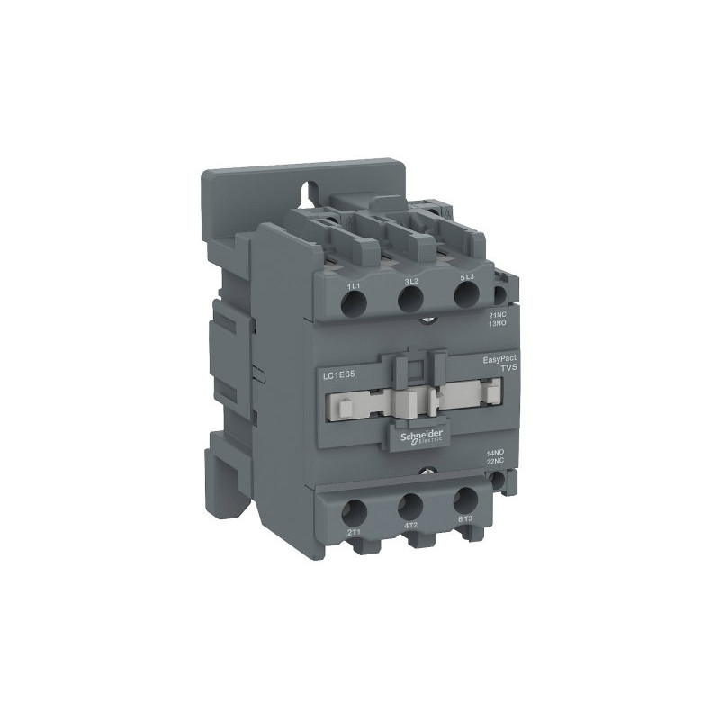 Schneider LC1E65M5 ,Bobin 220vac,Güç 30kw 65 Amper,Kontak-3P 1A1K,Kontaktör