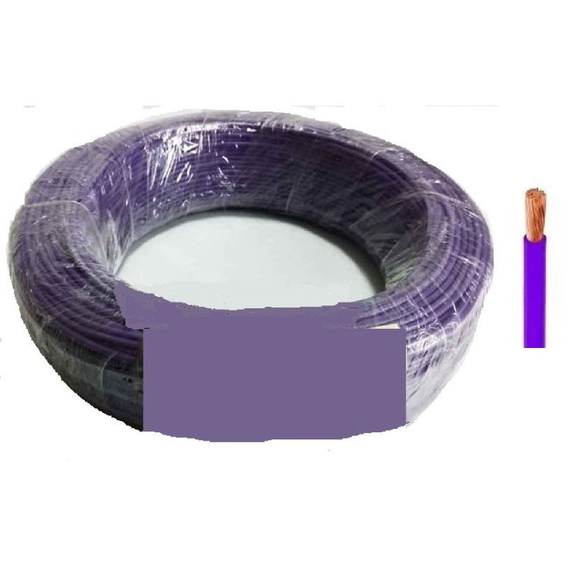 Seval H50V-K 0.50-MR ,Kesit 0.50mm ,1-Damar Çok Telli,Mor 100mt NYAF Kablo