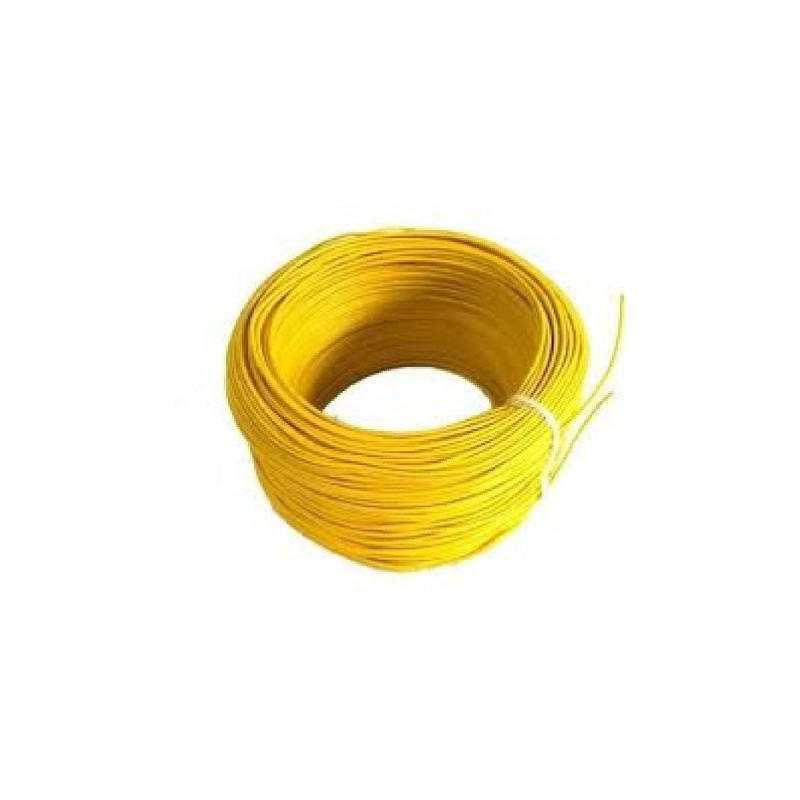 Han NYAF-0.34-SR ,Sarı 0.34mm 1-Damar Çok Telli 100mt NYAF Kablo