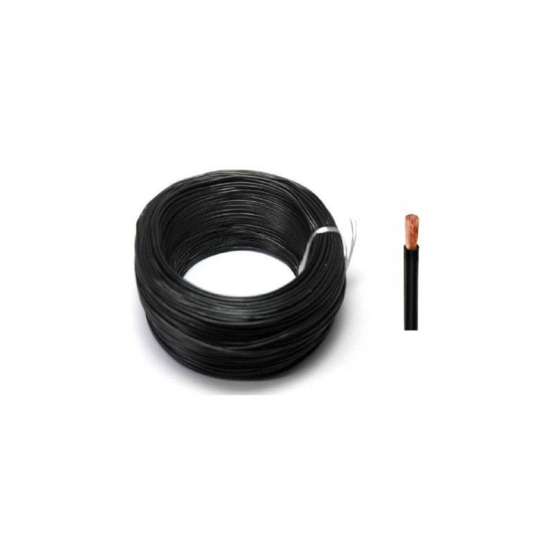 Seval H50V-K 6-SH ,Kesit 4mm ,1-Damar Çok Telli,Siyah 100mt NYAF Kablo