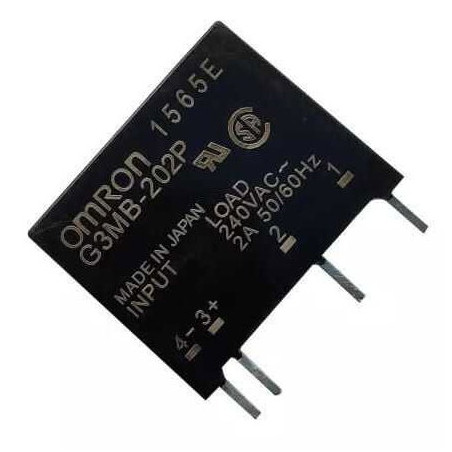 Omron G3MB-202P ,Giriş 5vdc,Çıkış 220vac 2 Amper,4pin,Dc-Ac Pcb,Solid State Röle
